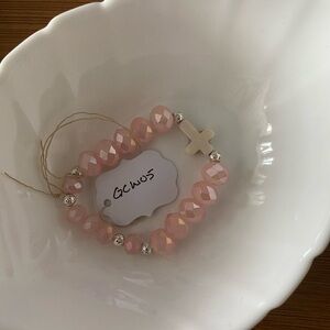 ♥️Pink Beaded Kids Bracelet